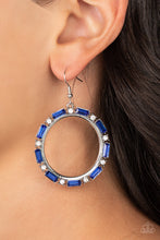 Load image into Gallery viewer, Gritty Glow - Blue (Rhinestone) Earring
