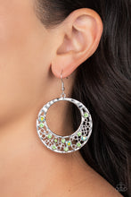 Load image into Gallery viewer, Enchanted Effervescence - Green (Iridescent) Earring
