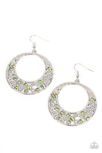 Load image into Gallery viewer, Enchanted Effervescence - Green (Iridescent) Earring
