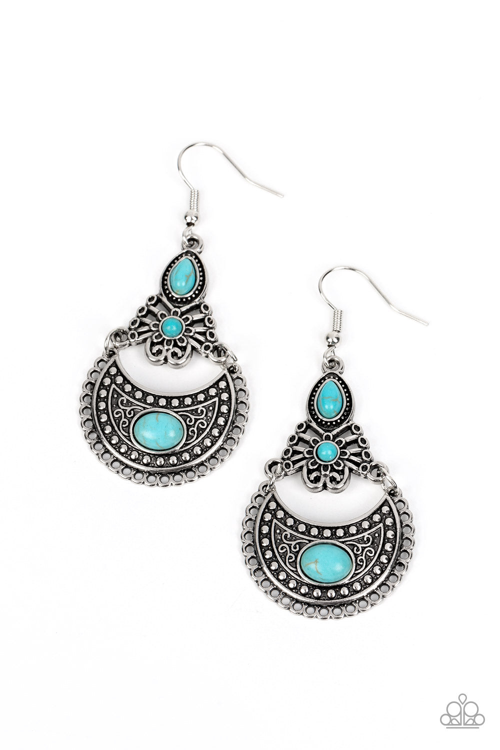 Sahara Samba - Blue (Turquoise) Earring