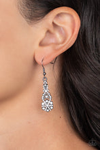 Load image into Gallery viewer, GLITZY on All Counts - Black (Gunmetal) Earring
