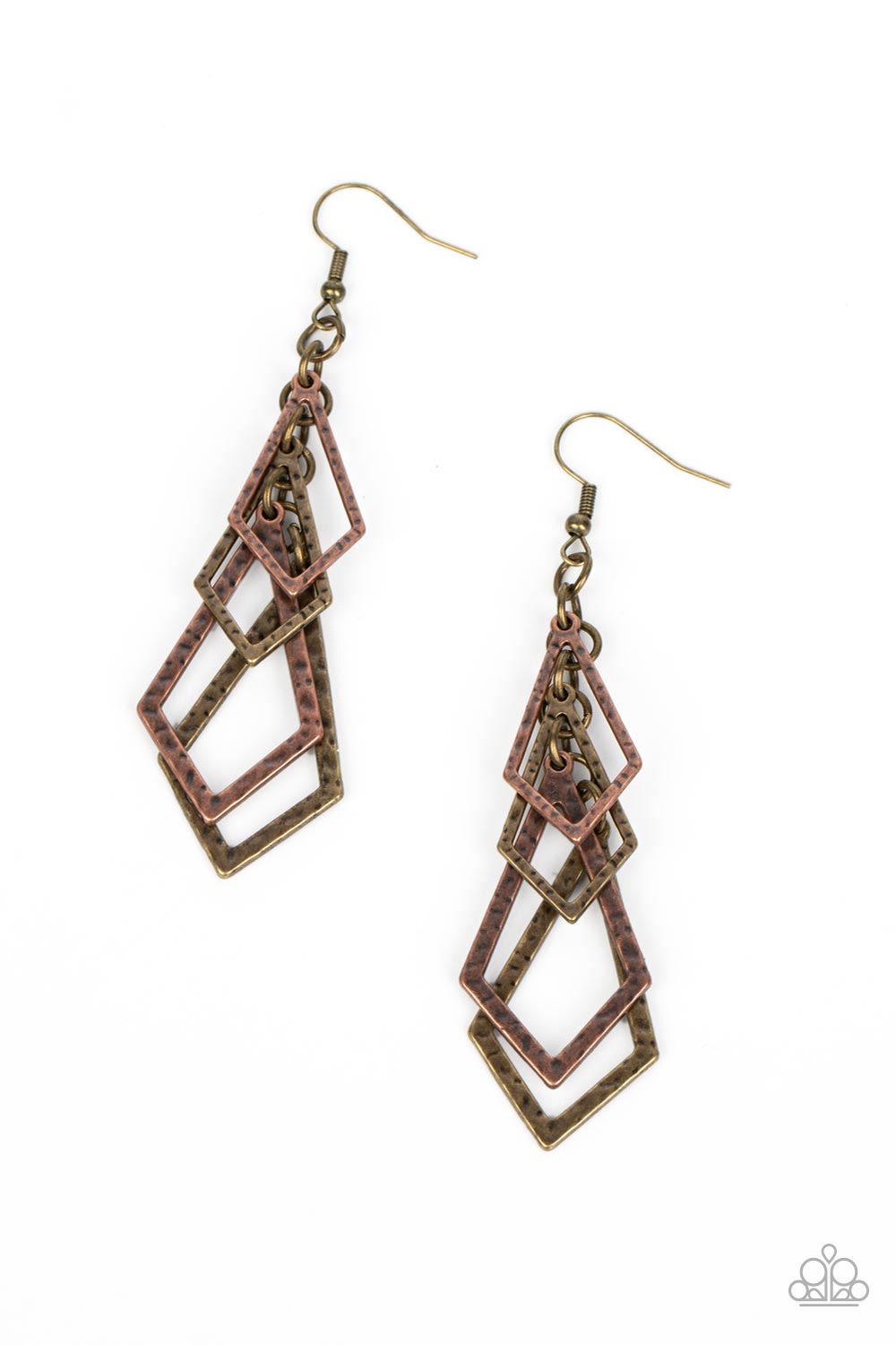 Totally TERRA-ific - Multi (Brass and Copper) Earring