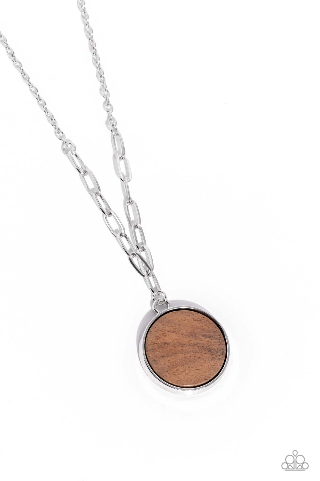 WOODn't Dream of It - Brown (Wood) Necklace