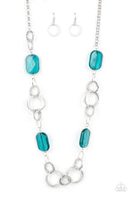 Load image into Gallery viewer, Stained Glass Glamour - Blue Necklace
