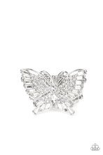 Load image into Gallery viewer, Fearless Flutter - White (Rhinestone) Ring
