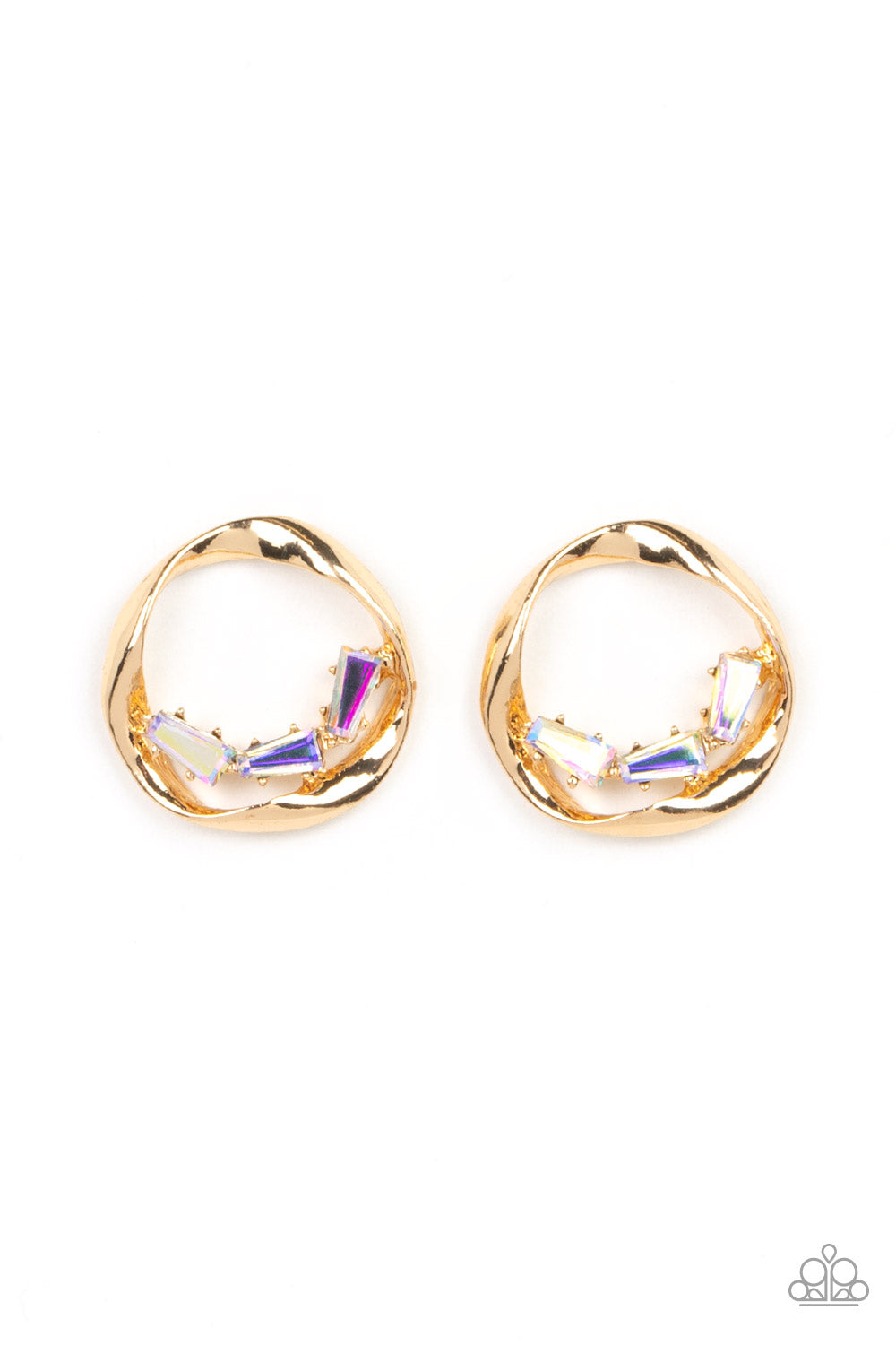 Imperfect Illumination - Multi (Iridescent) Post Earrings