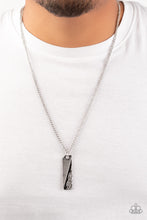Load image into Gallery viewer, Tag Along - Silver Necklace
