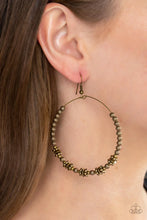 Load image into Gallery viewer, Simple Synchrony - Brass Earring
