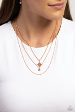 Load image into Gallery viewer, Trendy Twinkle - Copper (Shiny Copper Star) Necklace
