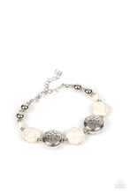 Load image into Gallery viewer, Oasis Orchard - White (Marble Stone) Bracelet
