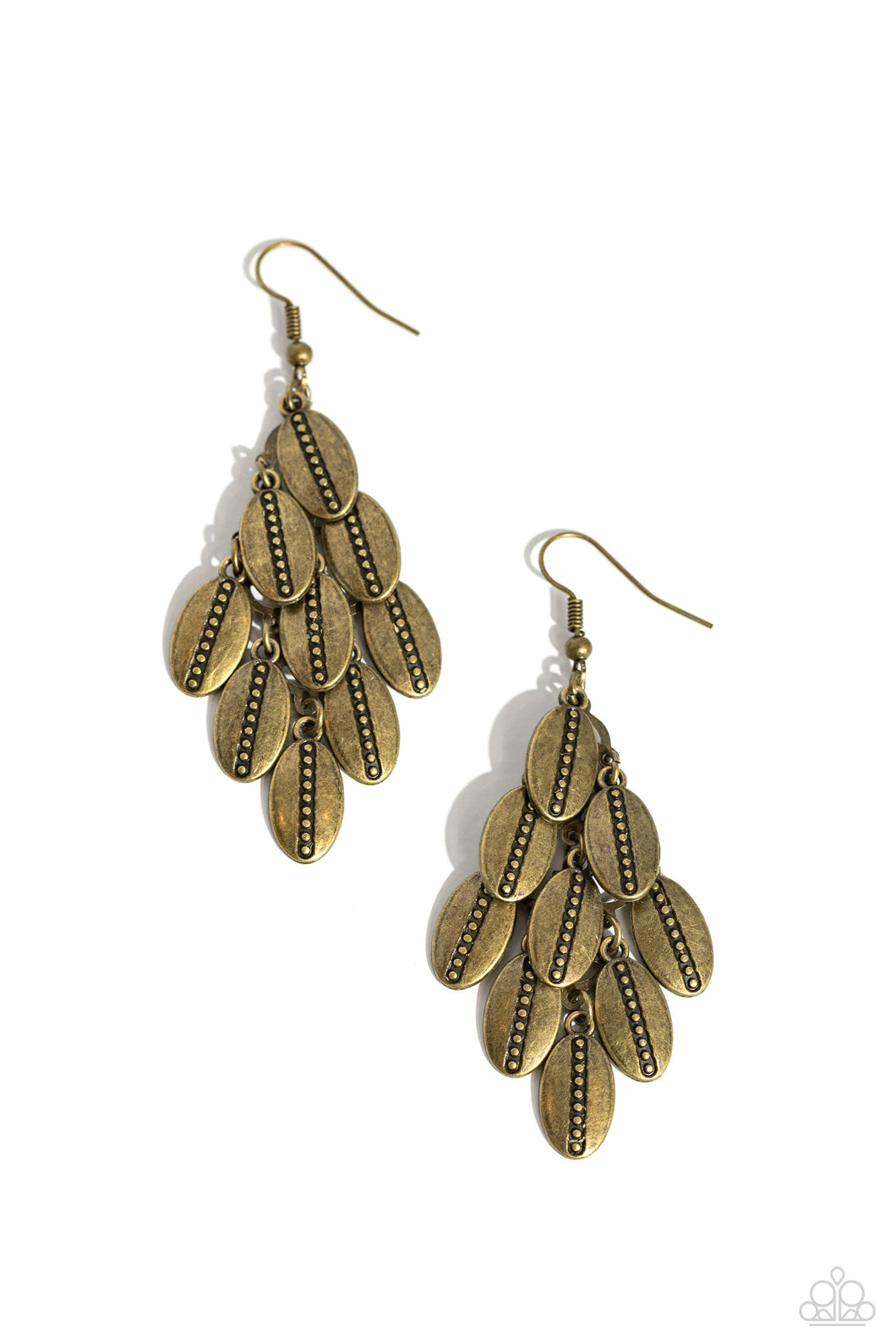 Tumbleweed Trek - Brass Earring