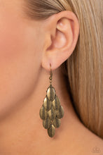 Load image into Gallery viewer, Tumbleweed Trek - Brass Earring
