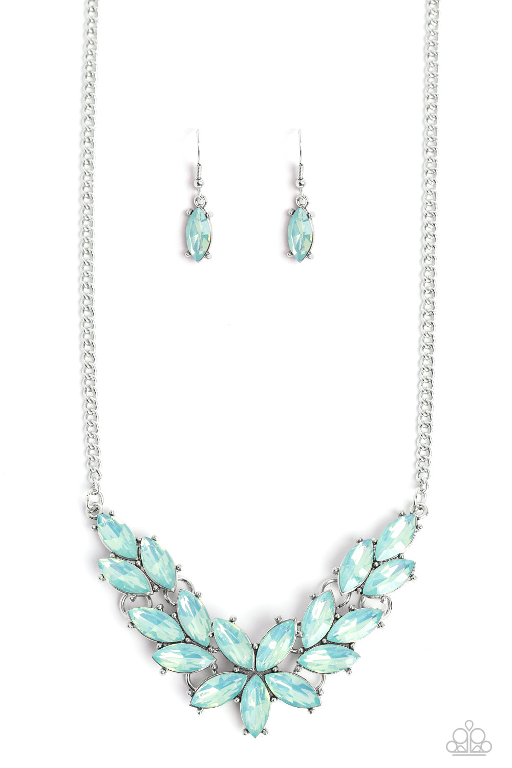 Ethereal Efflorescence - Green (Gems) Necklace