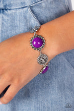 Load image into Gallery viewer, Positively Poppy - Purple Bracelet
