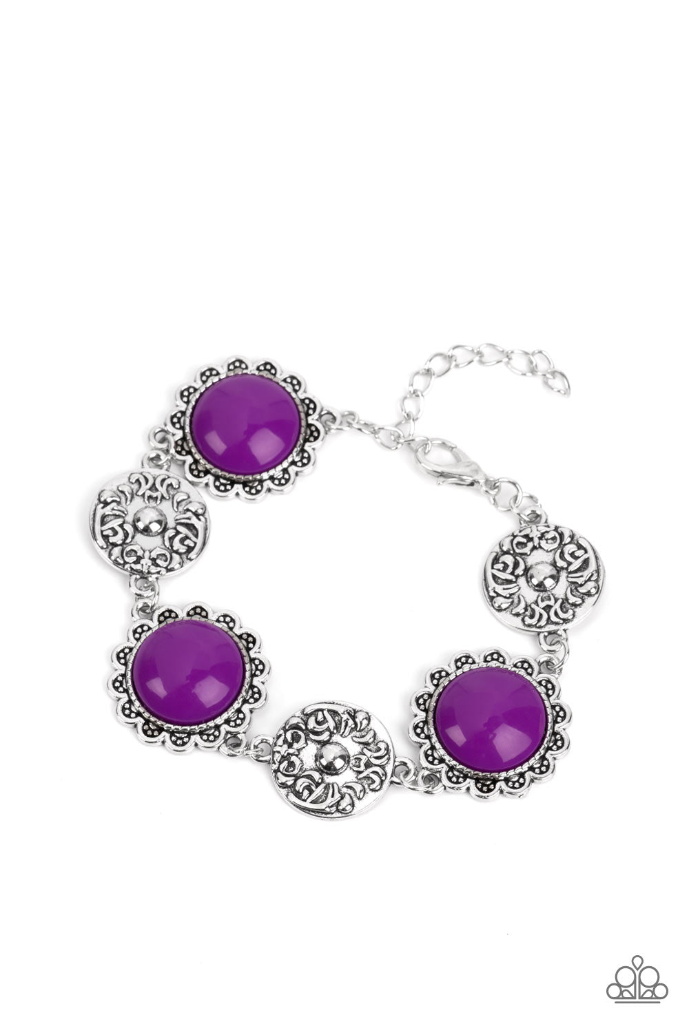 Positively Poppy - Purple Bracelet