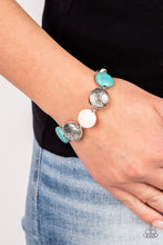 Load image into Gallery viewer, Oasis Orchard - Multi (Turquoise/White Stone) Bracelet
