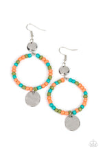 Load image into Gallery viewer, Cayman Catch - Orange (Multi) Earring
