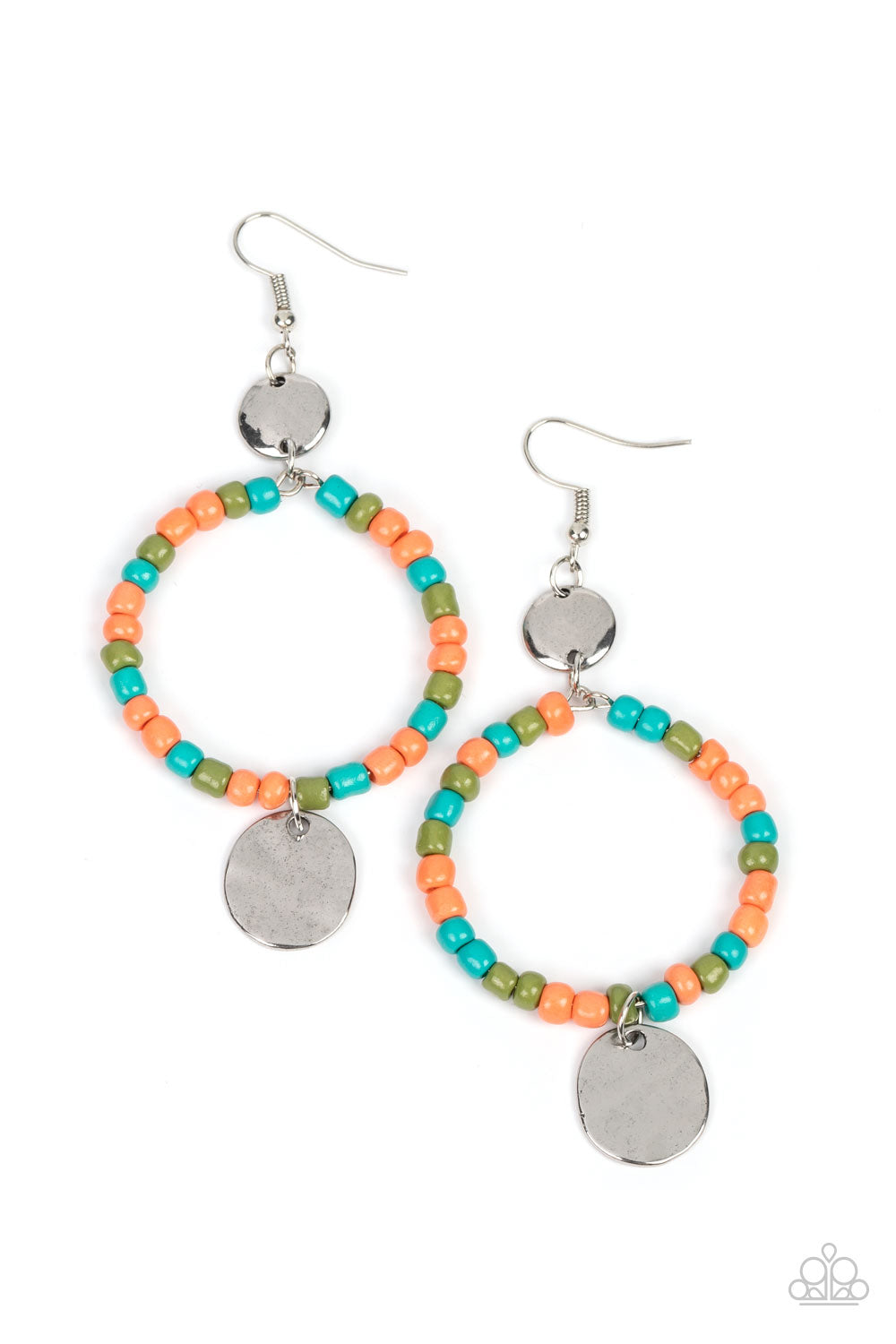 Cayman Catch - Orange (Multi) Earring