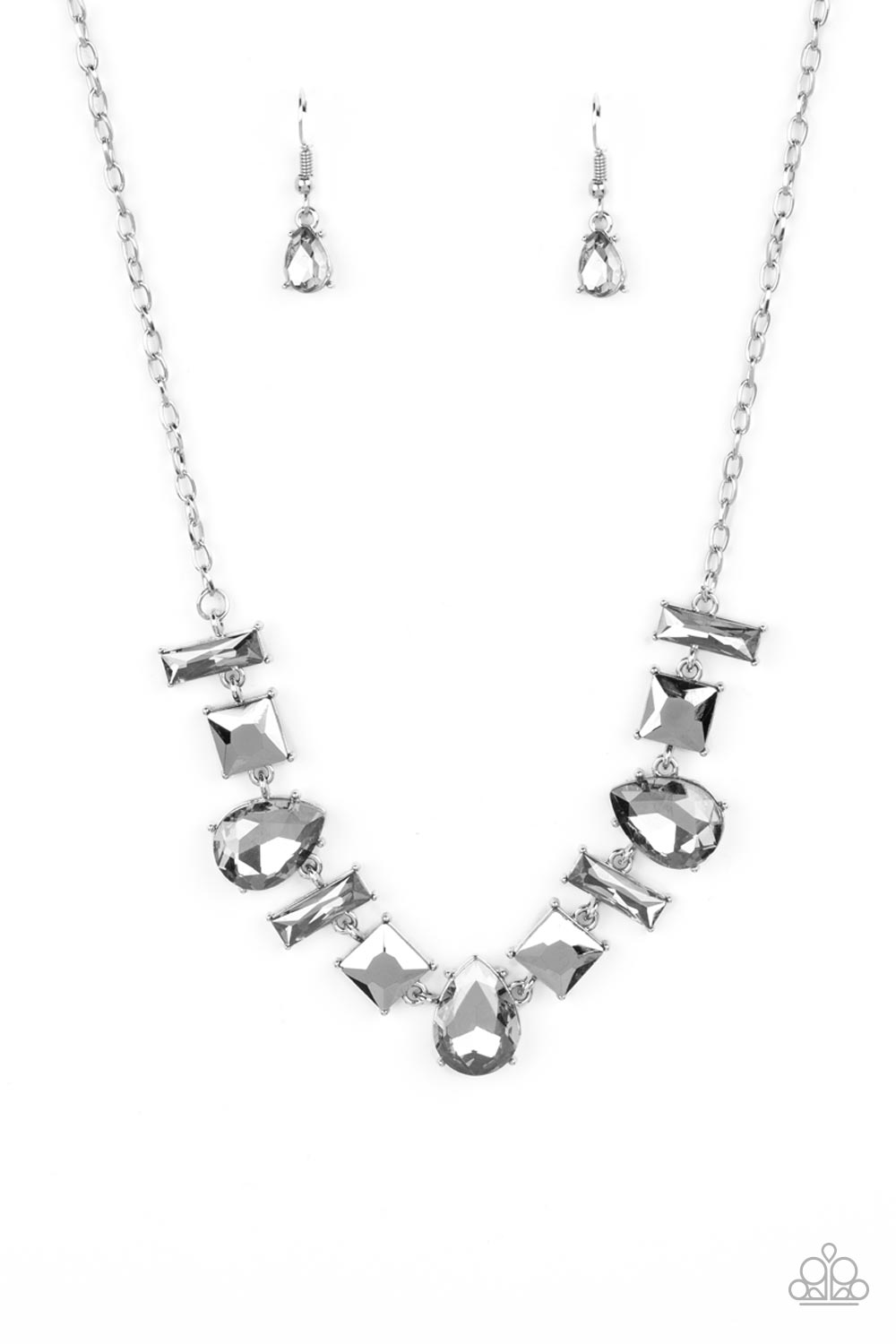 Interstellar Ice - Silver (Hematite) Necklace