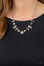 Load image into Gallery viewer, Interstellar Ice - Silver (Hematite) Necklace
