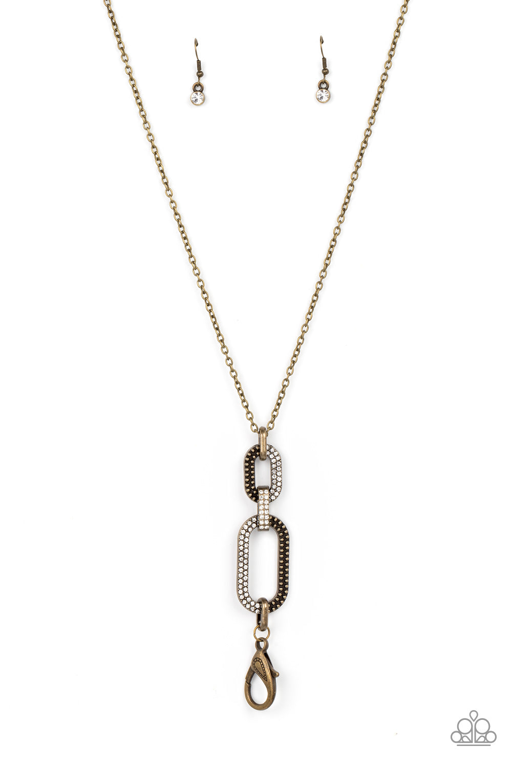 OVAL-Statement of the Year - Brass (Lanyard) Necklace