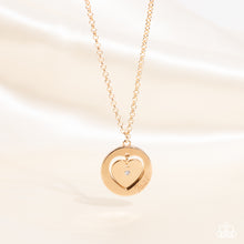 Load image into Gallery viewer, Heart Full of Faith - Gold (Heart) Necklace
