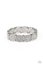 Load image into Gallery viewer, Palace Intrigue - White (Glassy Rhinestone) Bracelet
