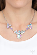 Load image into Gallery viewer, Intergalactic Icon - Multi (Iridescent Gem Silver) Necklace
