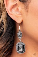 Load image into Gallery viewer, Starry-Eyed Sparkle - Silver (Hematite) Earring (MM-0822)
