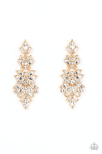 Load image into Gallery viewer, Frozen Fairytale - Gold (Rhinestone) Earring
