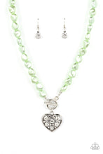 Load image into Gallery viewer, Color Me Smitten - Green (Heart) Necklace
