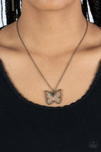 Load image into Gallery viewer, Gives Me Butterflies - Brass Necklace
