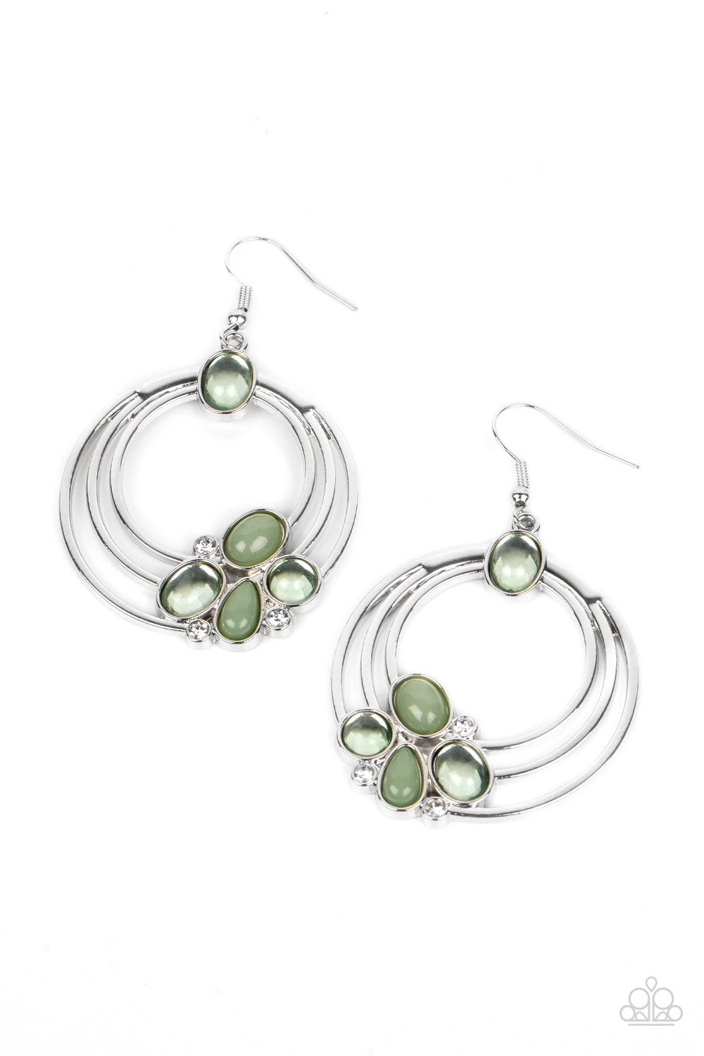 Dreamy Dewdrops - Green Earring