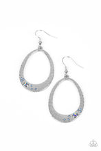 Load image into Gallery viewer, Seafoam Shimmer - Blue Iridescent Earring
