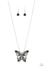 Load image into Gallery viewer, Badlands Butterfly - Black Butterfly Necklace
