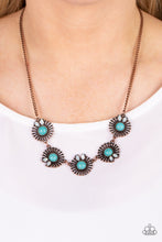 Load image into Gallery viewer, Fully Solar-Powered - Copper (Turquoise) Necklace
