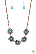 Load image into Gallery viewer, Fully Solar-Powered - Copper (Turquoise) Necklace
