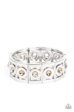 Load image into Gallery viewer, Stretch of Drama - Brown (Topaz Rhinestone) Bracelet
