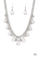 Load image into Gallery viewer, Frosted and Framed - White Necklace
