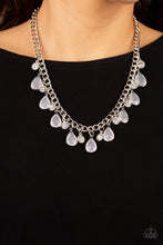 Load image into Gallery viewer, Frosted and Framed - White Necklace
