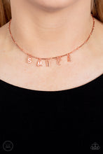 Load image into Gallery viewer, Say My Name - Copper (Choker) Necklace
