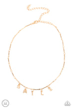 Load image into Gallery viewer, Say My Name - Gold (Choker) Necklace
