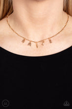 Load image into Gallery viewer, Say My Name - Gold (Choker) Necklace
