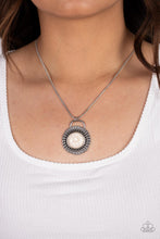 Load image into Gallery viewer, New Age Nomad - White (Marbled Stone) Necklace
