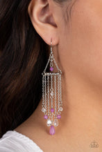 Load image into Gallery viewer, Marina Breeze - Purple Earring
