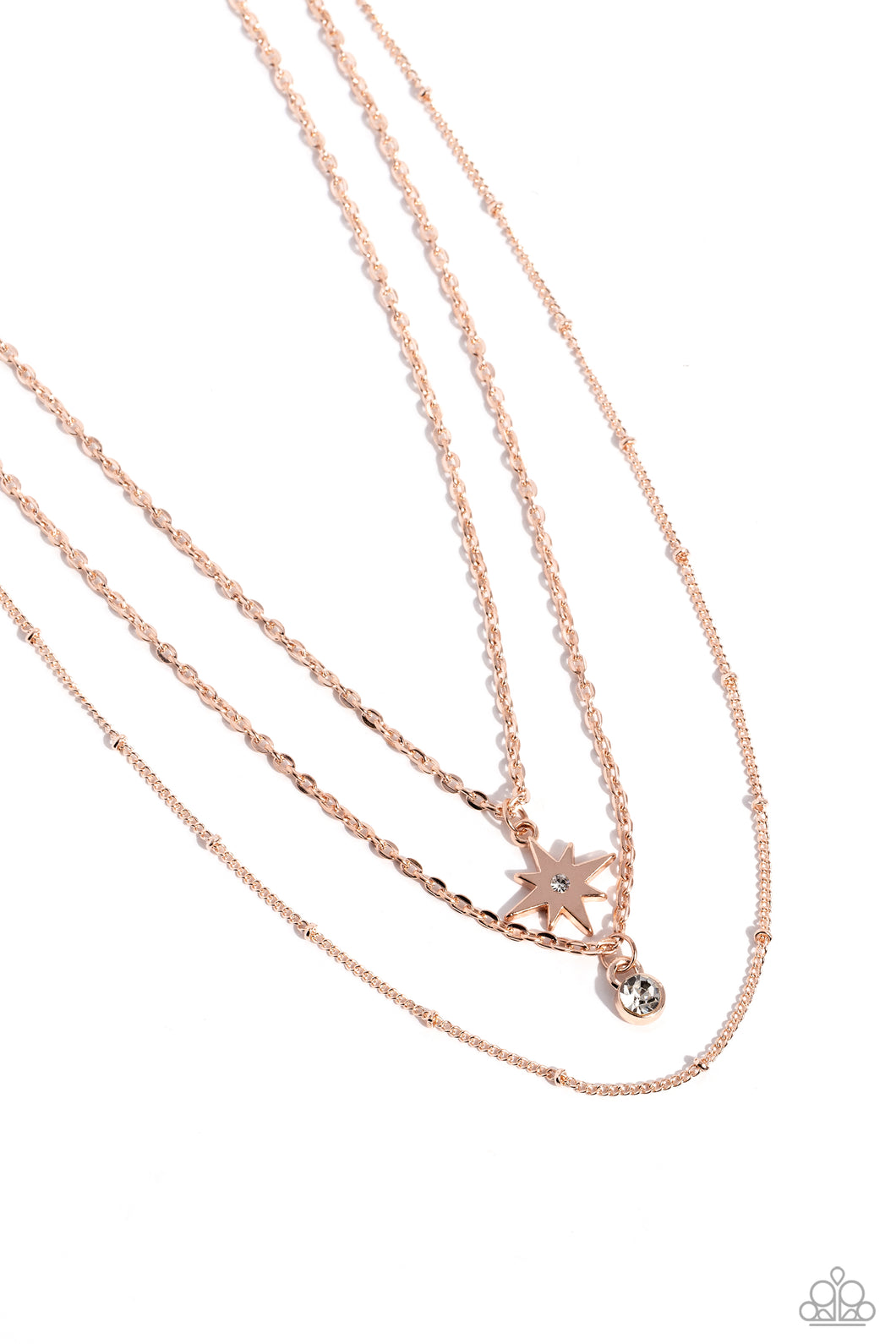 Trendy Twinkle - Rose Gold (Star) Necklace