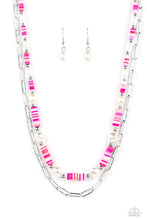 Load image into Gallery viewer, Tidal Trendsetter - Pink Necklace
