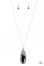 Load image into Gallery viewer, Dibs on the Dazzle - Silver (Smoky Black) Necklace
