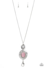 Load image into Gallery viewer, Fairytale Finesse - Pink (Cat&#39;s Eye Stone) Necklace
