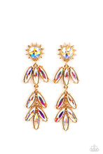 Load image into Gallery viewer, Space Age Sparkle - Gold (Iridescent) Earring
